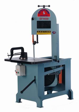 เครื่องเลื่อยสายพานแนวตั้ง ( Vertical Band Saw ) ยี่ห้อ Roll In Saw  รุ่น EF1459